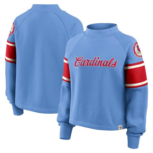 

Женский светло-голубой свитшот St Louis Cardinals oversized toss sweep raglan pullover Fanatics, Синий, Женский светло-голубой свитшот St Louis Cardinals oversized toss sweep raglan pullover Fanatics