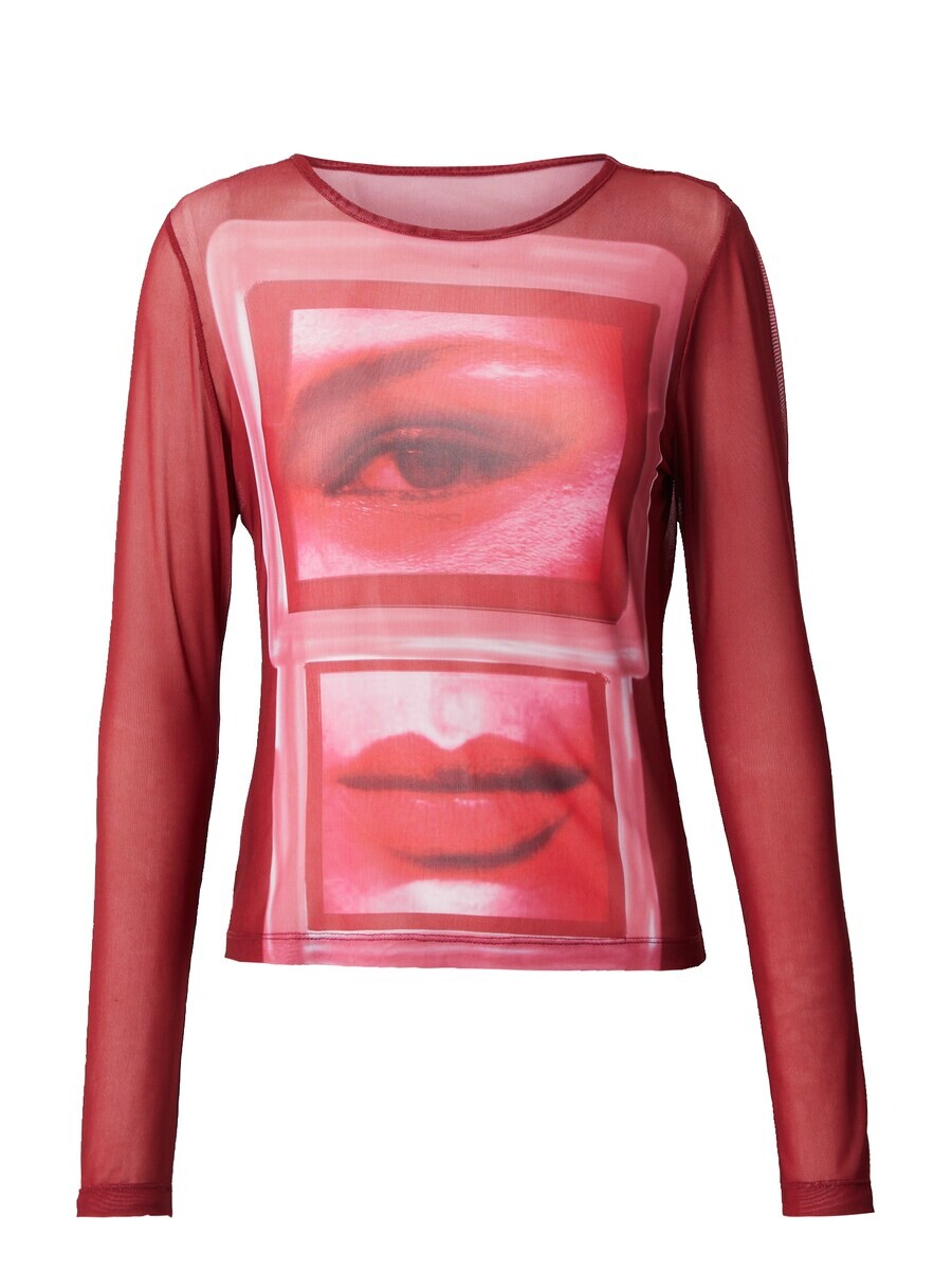

Футболка Bella x ABOUT YOU, цвет Wine red