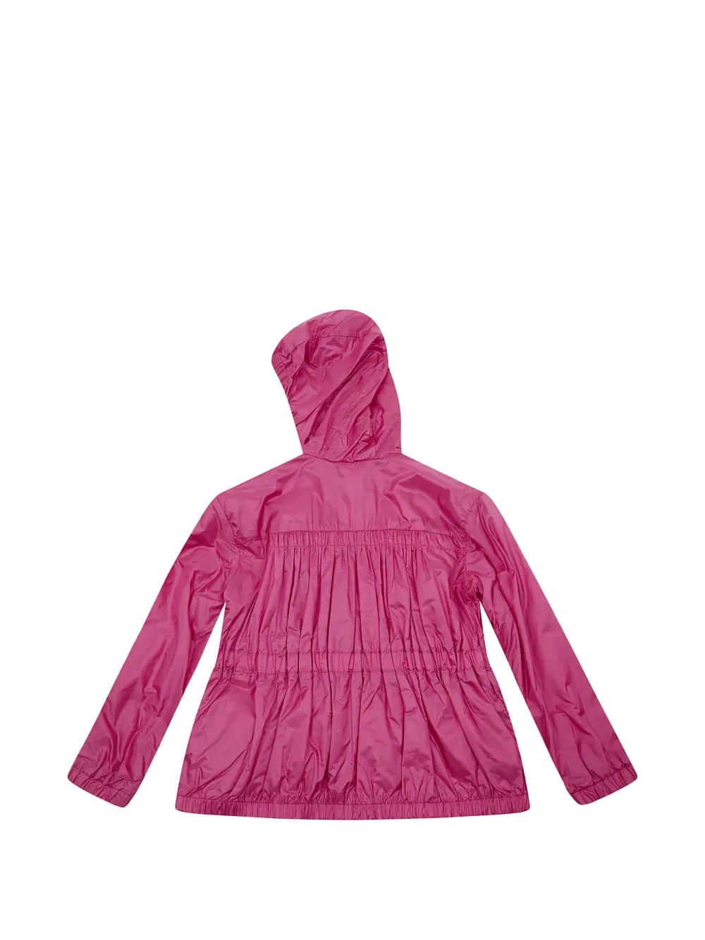 Куртка с капюшоном от Aulne с присборенными деталями Moncler Enfant, розовый — фото 2