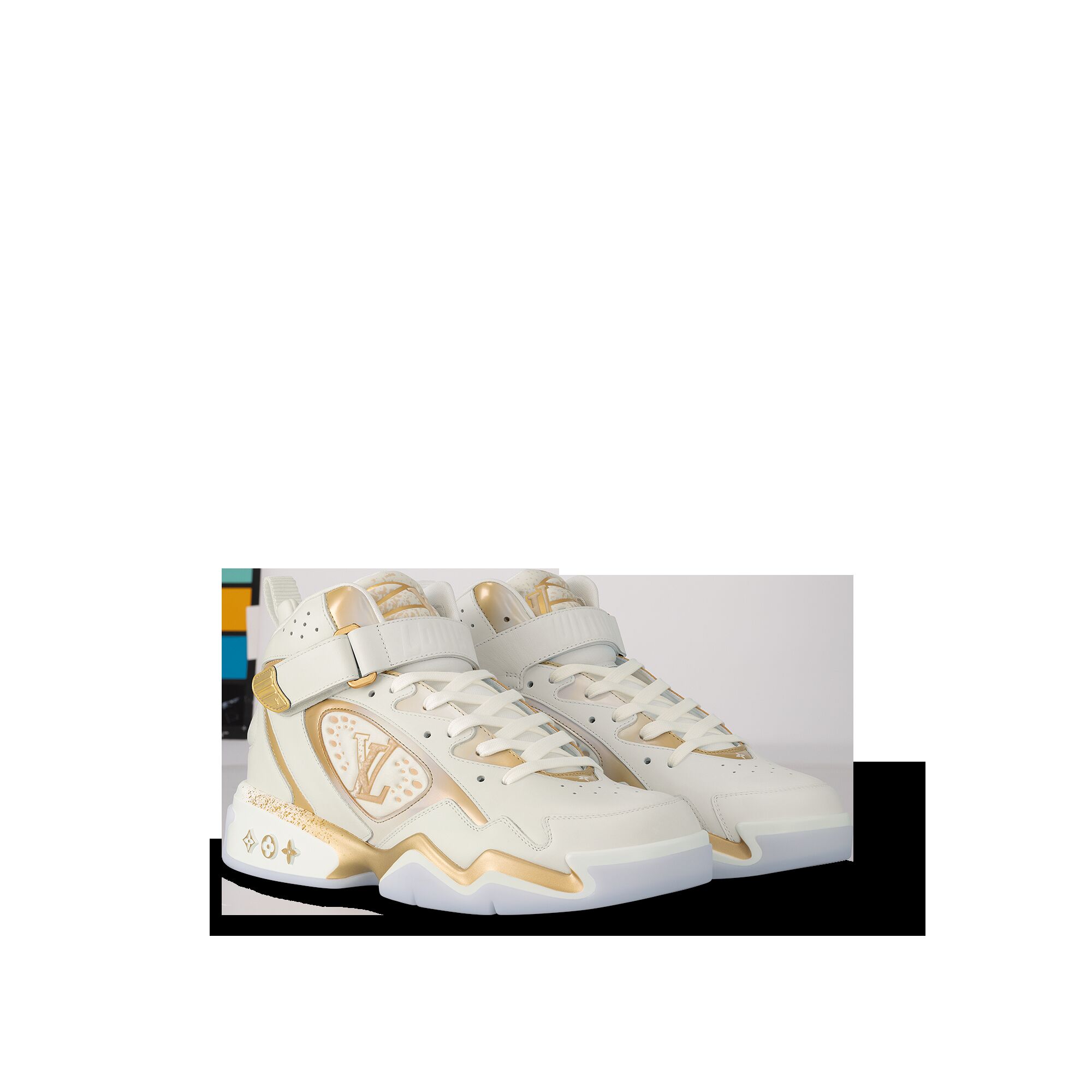 

Кроссовки LV Trainer 2 Louis Vuitton, золотой