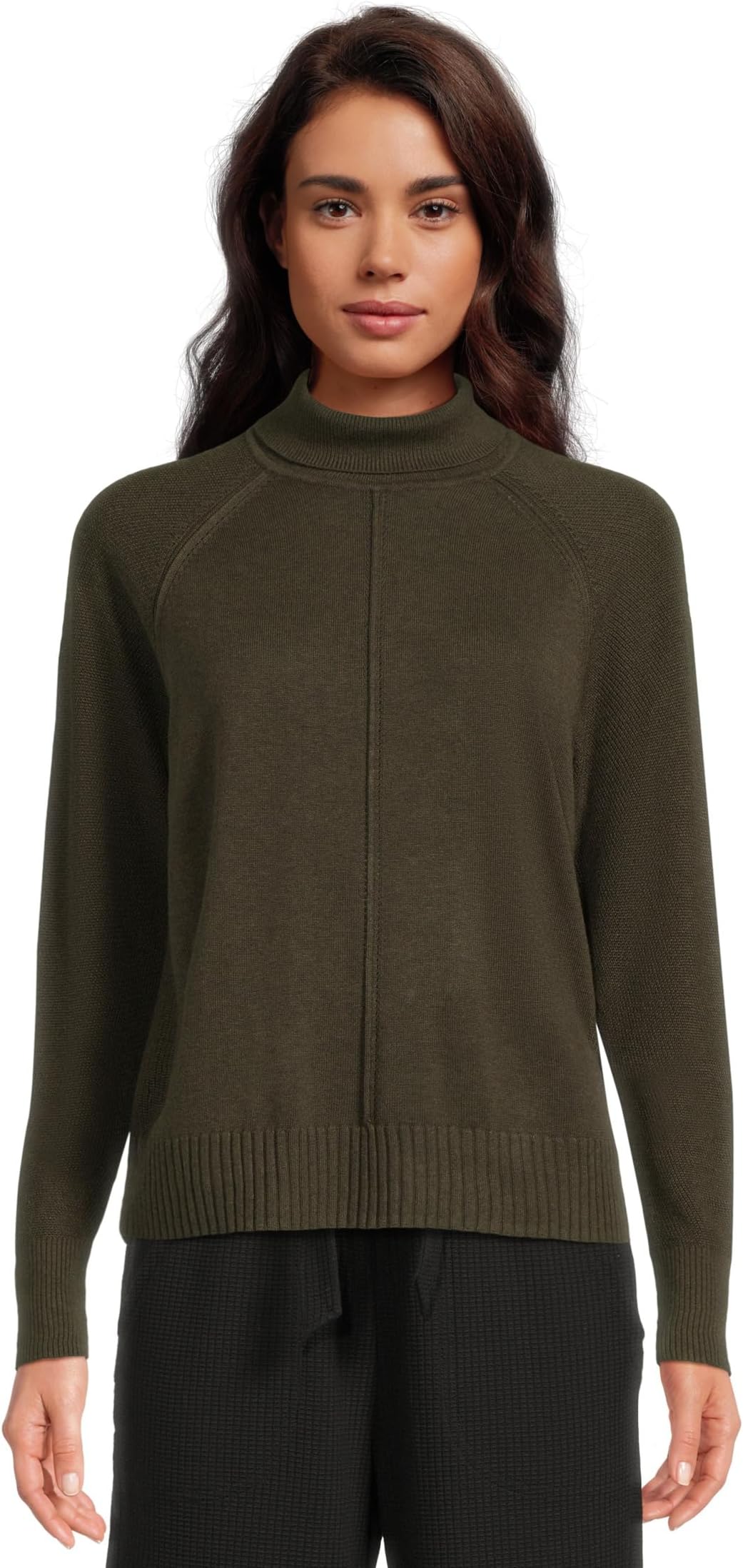 

Свитер Lilla P Relaxed Turtleneck Sweater, цвет Fir
