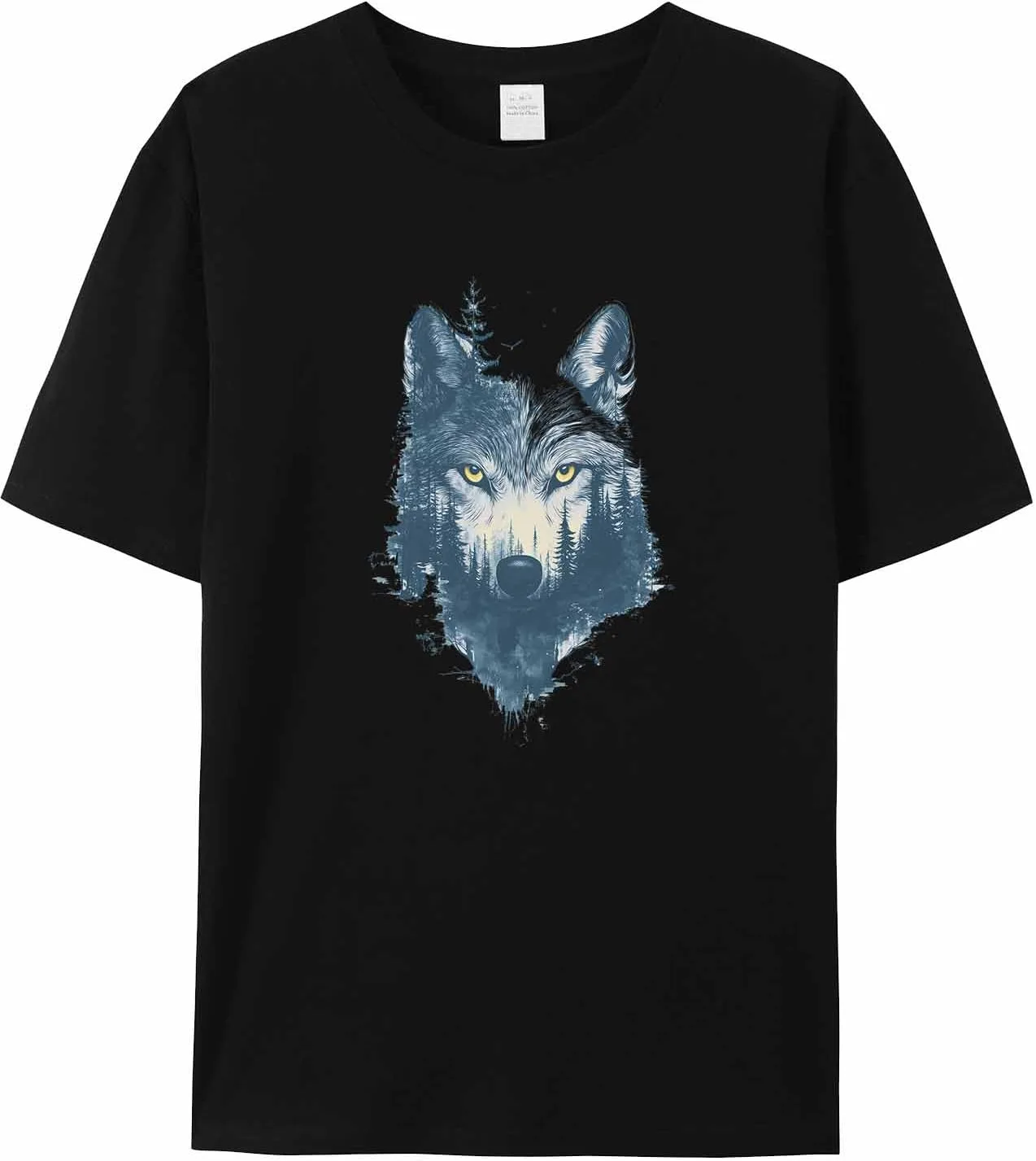 

Мужская футболка Wolf Forest с коротким рукавом jdudh