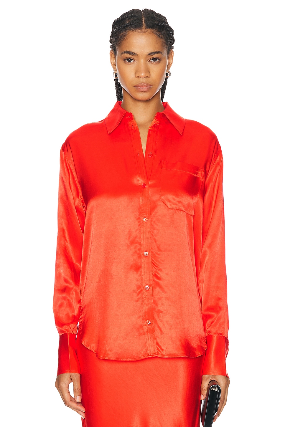 

От Marianna Lenae Рубашка L'Academie, цвет Red Orange