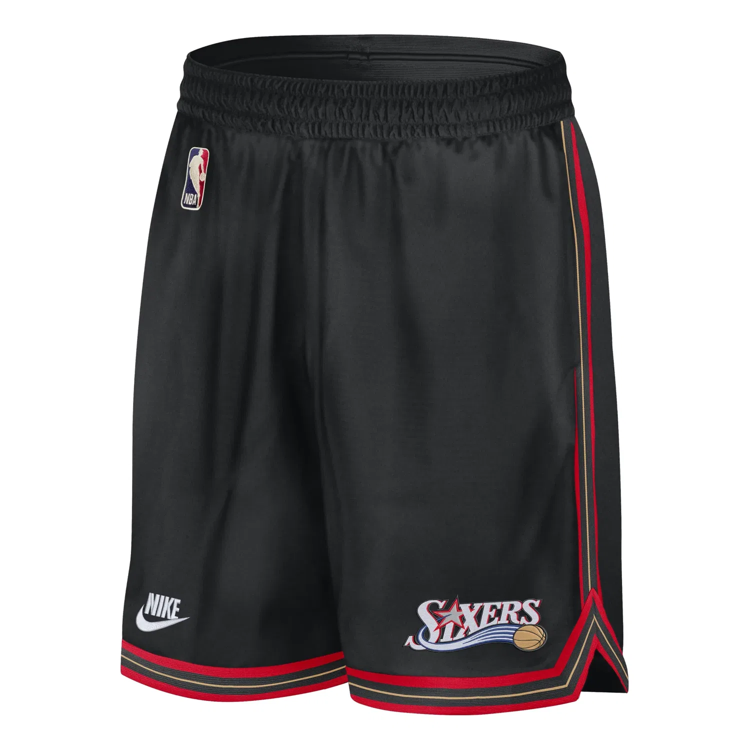 Шорты Nike Philadelphia 76ers DNA 2025/26 Hardwood Classics 8" 'Black' HQ5258-010, черный