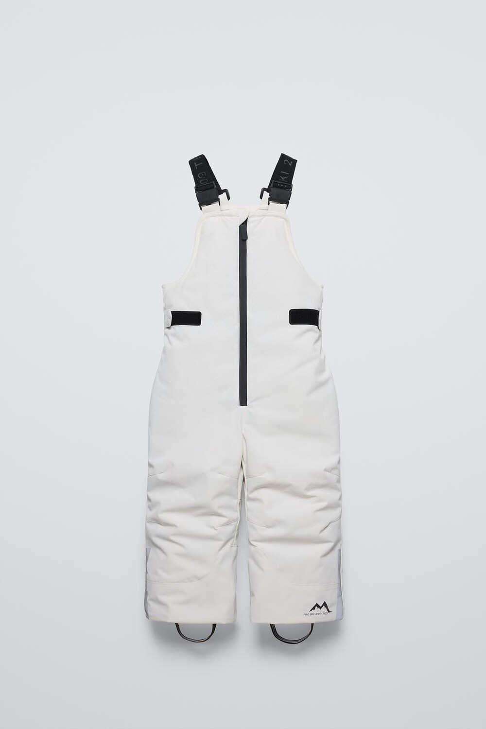 

Водоотталкивающий и ветрозащитный комбинезон из коллекции лыж ZARA, устрично-белый