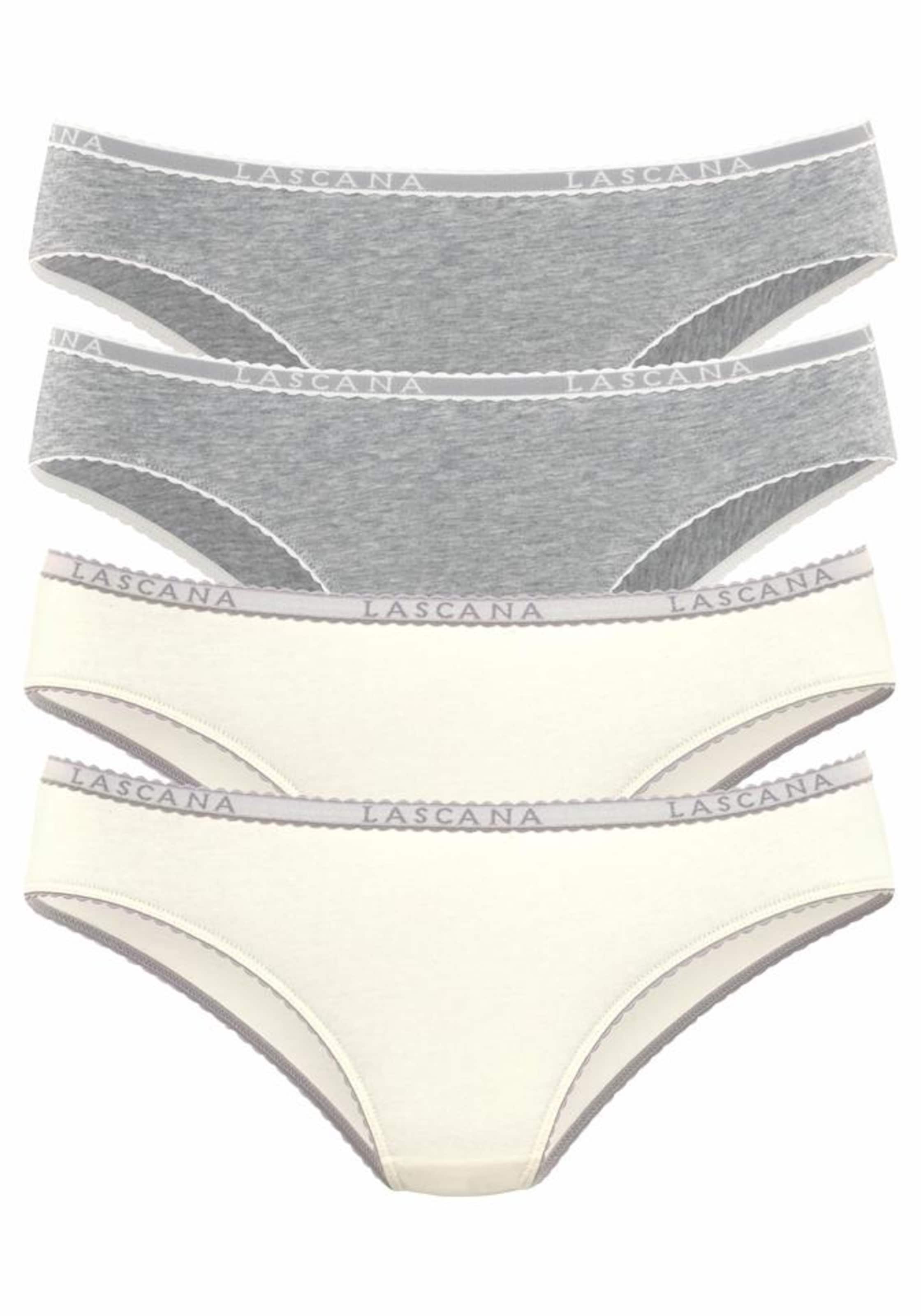 

LASCANA Трусики в цвете Cream, Mottled Grey