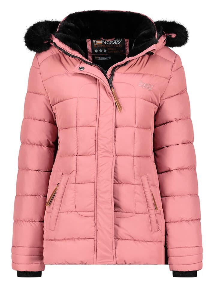 

Стеганая куртка Geographical Norway Steppjacke, цвет Rosa/Schwarz