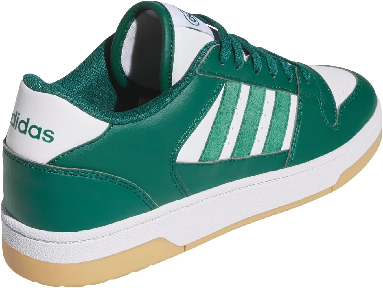 Кроссовки Adidas Унисекс-Взрослые Break Start, белый/зеленый — фото 3
