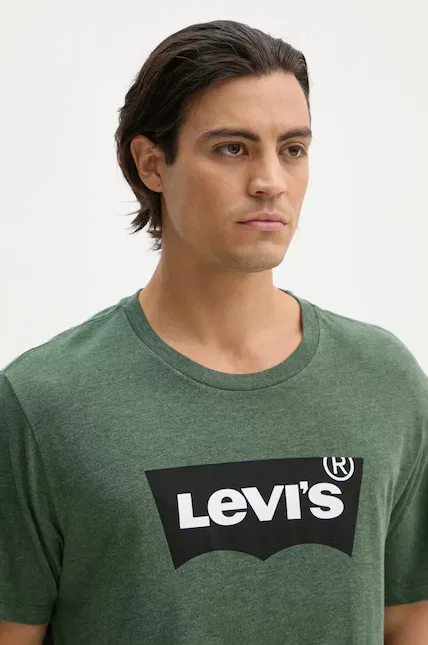 Футболка GRAPHIC CREWNECK Levi's, зеленый — фото 4