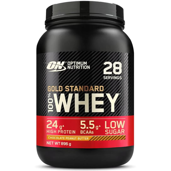 

Optimum Nutrition, Gold Standard 100% сывороточный протеин, шоколадно-арахисовое масло - 896 г