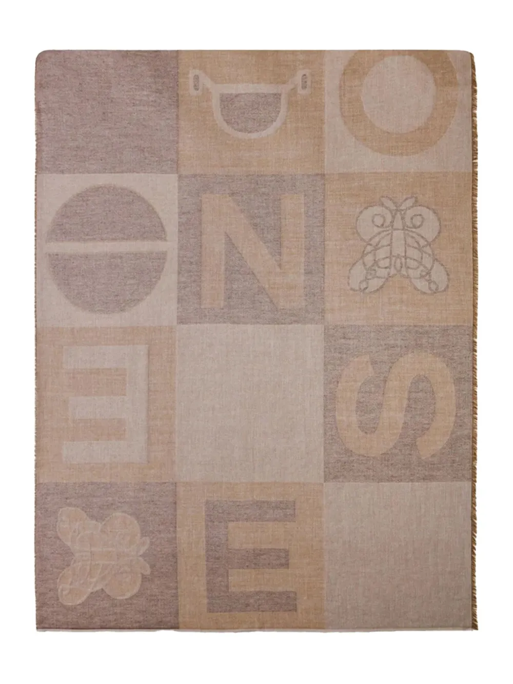 

Шарф-палантин Borbonese, коричневый