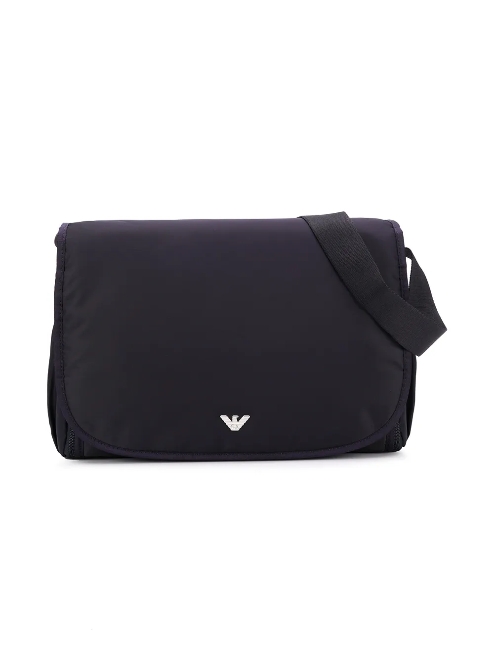 

Пеленальная сумка с металлическим логотипом Emporio Armani Kids, синий