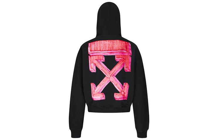 

Свитшот мужской Off-White Oversize, черный / розовый
