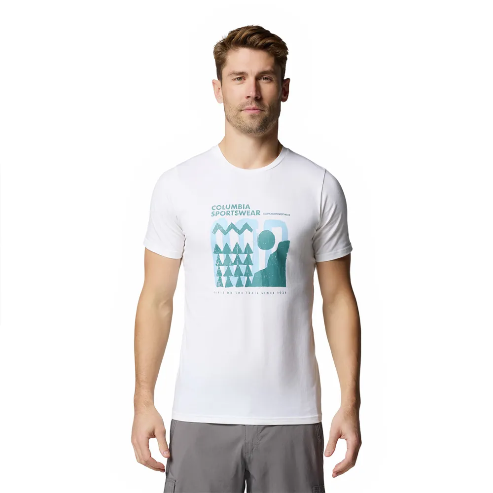 

Футболка с коротким рукавом Columbia Sun Trek Graphic, белый