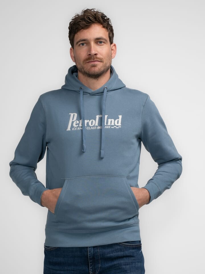 

Толстовка Petrol Industries Hoodie mit Aufdruck Yukon-Kuskokwim, серый