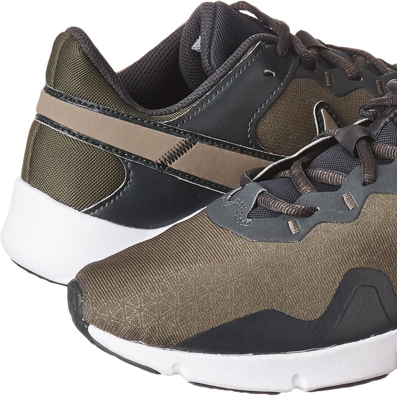 Кроссовки Nike Kids, серый/хаки/оливковый — фото 3