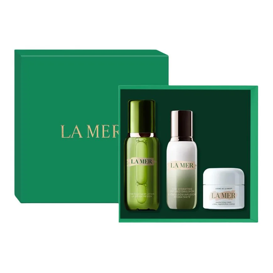 LA MER Набор для ухода за кожей Essence Lotion Essence Cream, увлажняющий бокс из трех предметов, подарок на день рождения для мамы, Essence 50ml+Essence Water 100ml+Face Cream 60ml