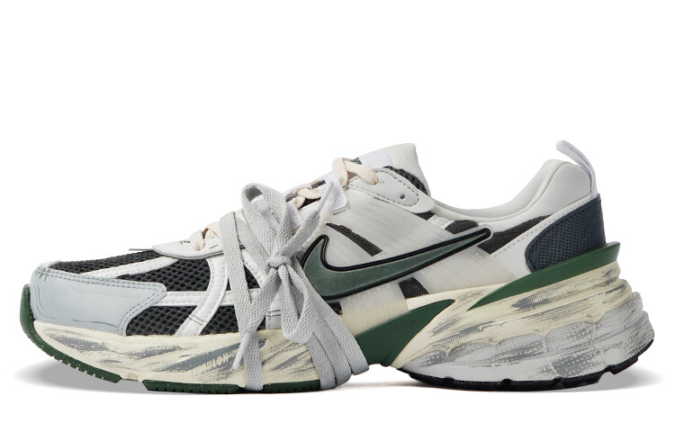 

Кроссовки для бега V2K Run женские с низким верхом серо-зеленые Nike