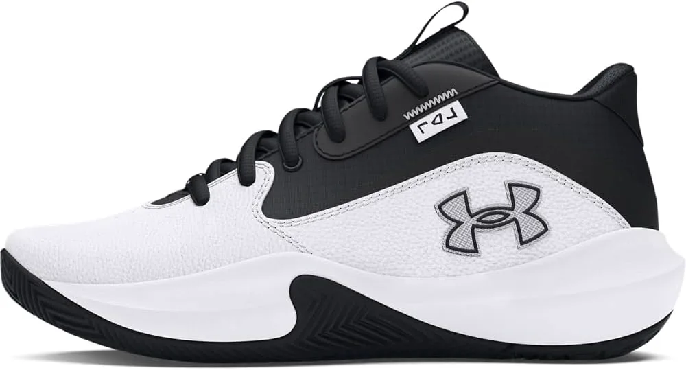 Баскетбольные кроссовки Under Armour для детей школьного возраста Lockdown 7, белый/черный — фото 2
