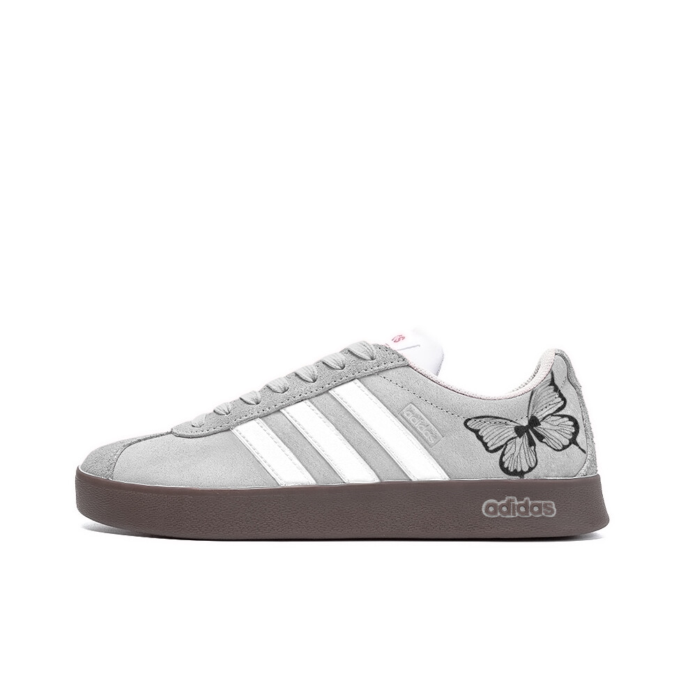 

Кроссовки adidas neo Skateboarding Shoes Unisex Low-top White/gray/brown, светло-серый