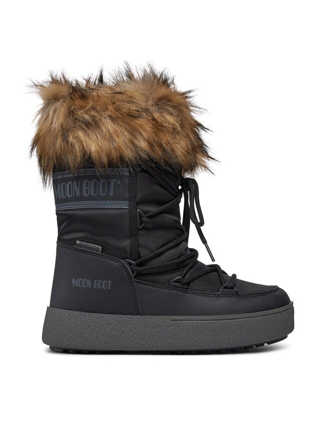 Ботинки женские Moon Boot Ltrack Monaco на толстой подошве, черный