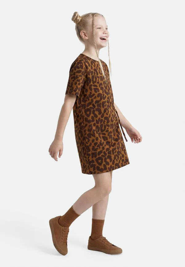 Nkfbelate дневное платье Name It, Toasted Coconut/Seal Brown