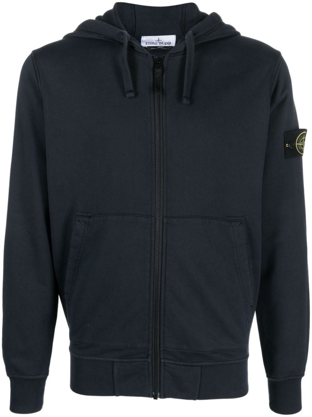 

Stone Island худи с кулиской и нашивкой-логотипом, синий