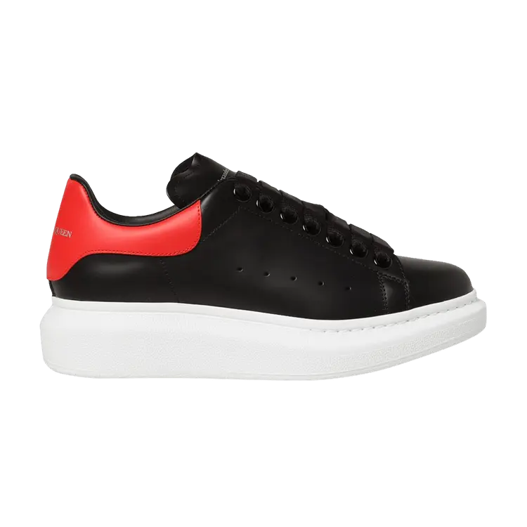 Кроссовки Alexander McQueen Alexander McQueen Wmns Oversized Sneaker 'Black Dark Coral', черный