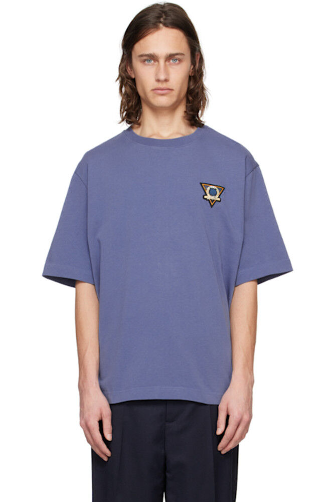 

Футболка с коллажем Blue Surf Maison Kitsuné