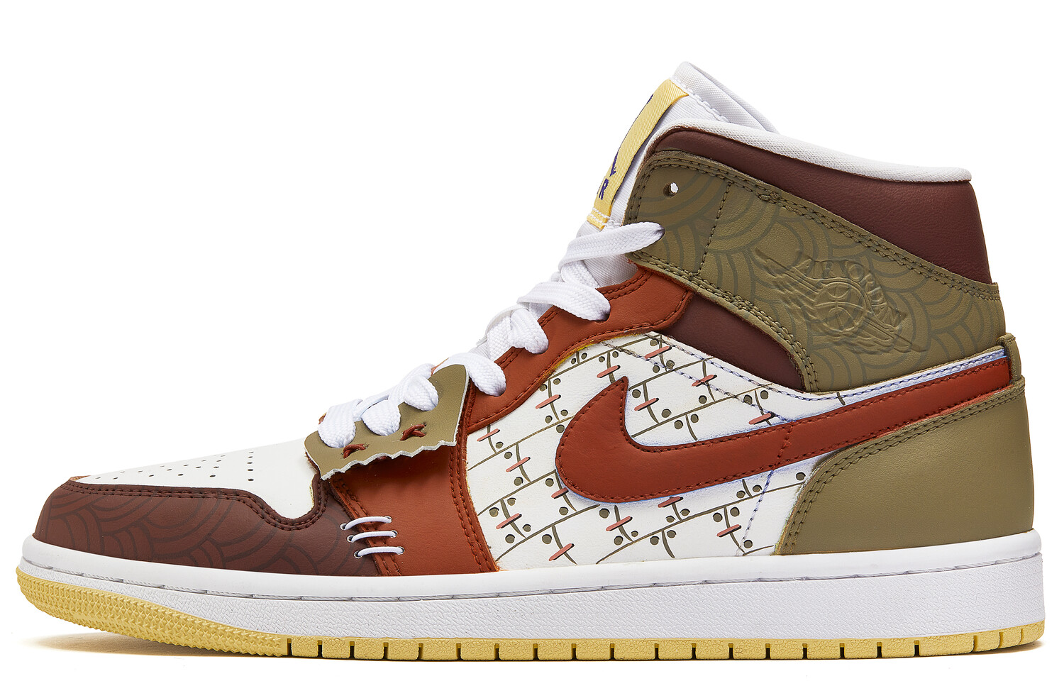 

Jordan Air Jordan 1 винтажные баскетбольные кроссовки женские, Dark Brown