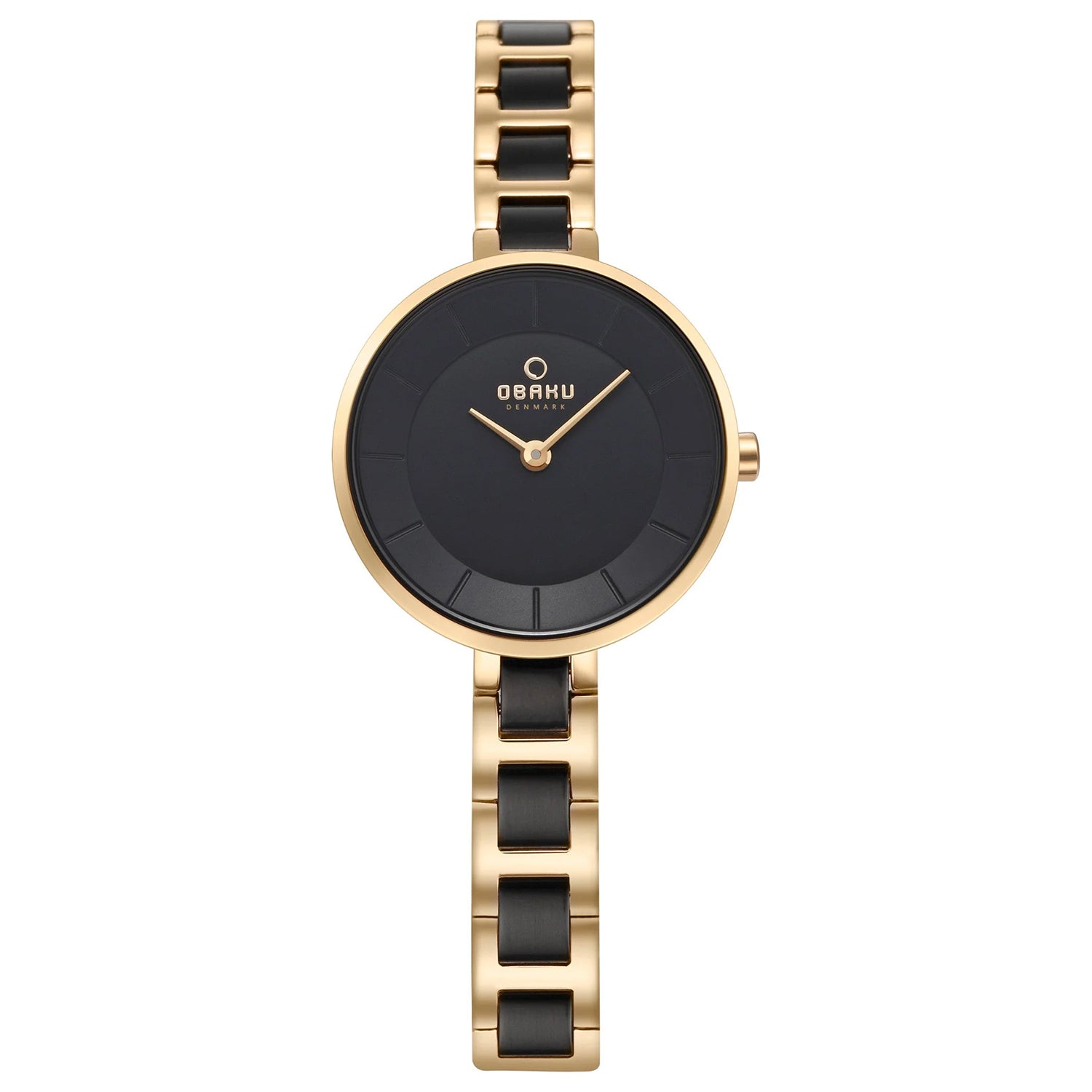 

Женские часы Obaku Vind с черным циферблатом