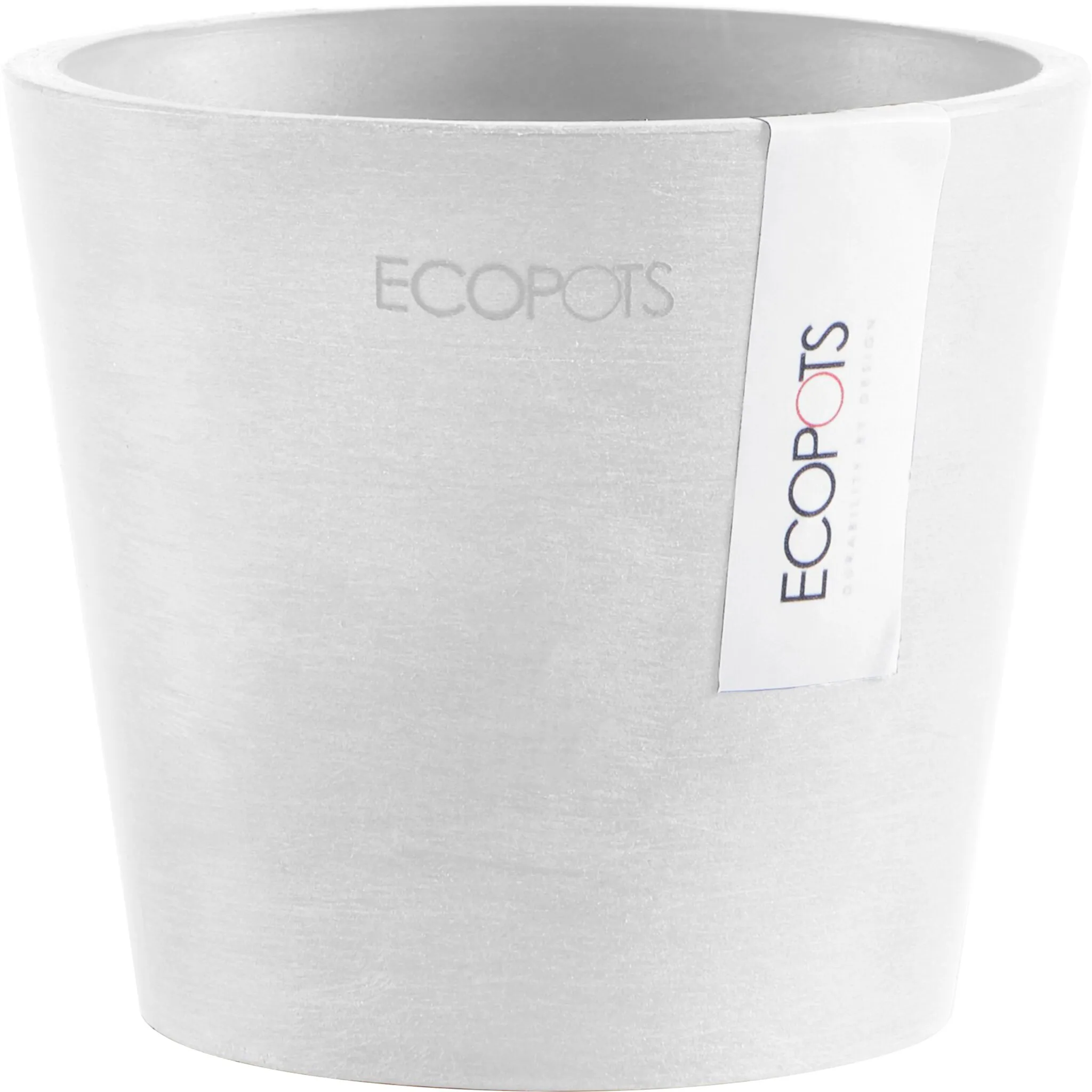 

Цветочный горшок ECOPOTS «Amsterdam Mini 10.5 White», для использования в помещении, белый