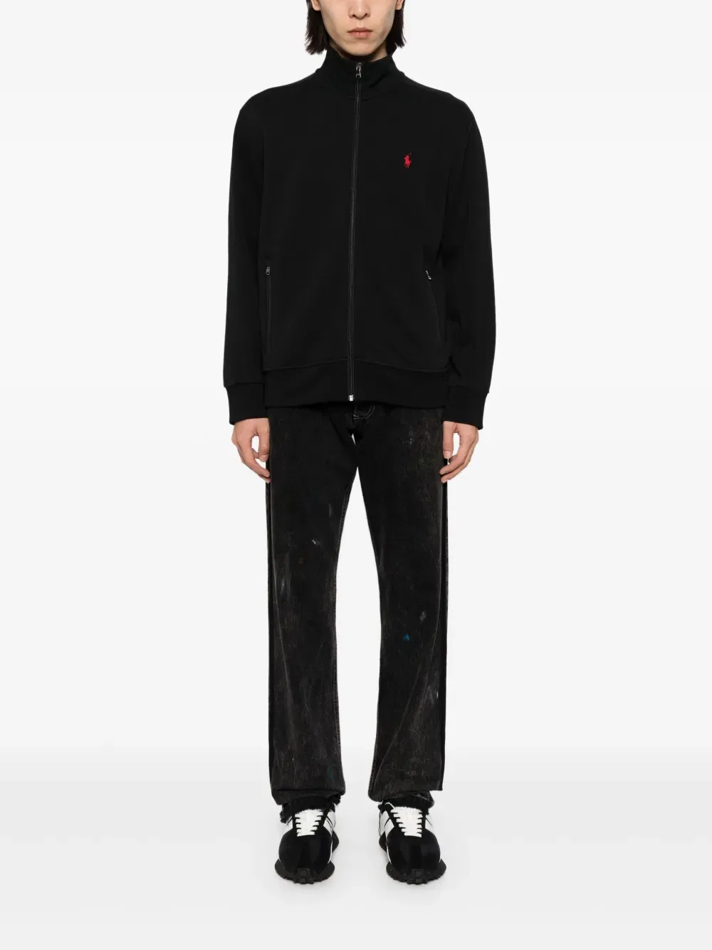 Спортивная куртка двойной вязки Polo Ralph Lauren, черный — фото 2