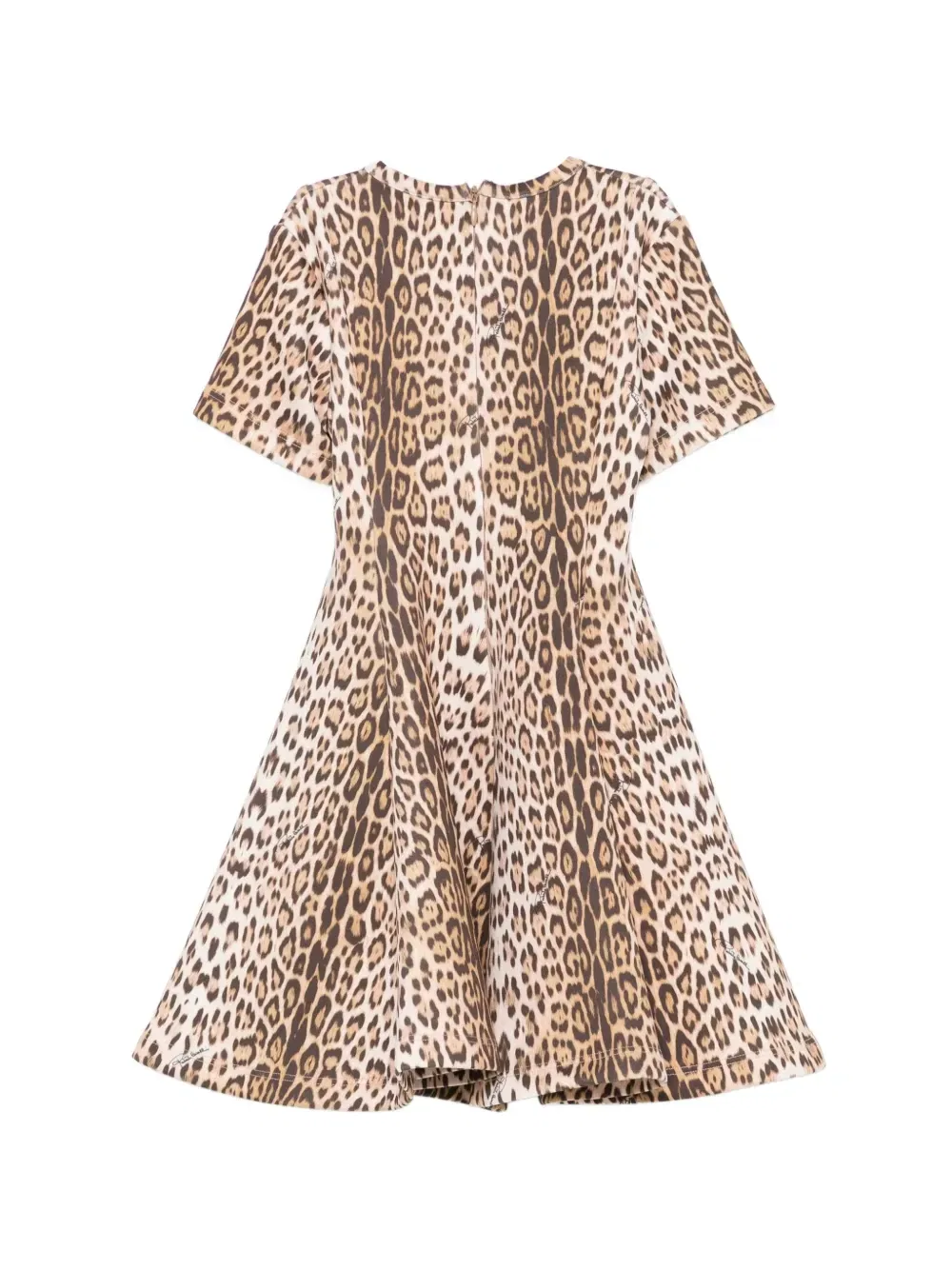 Платье с животным принтом Roberto Cavalli Junior, бежевый — фото 2