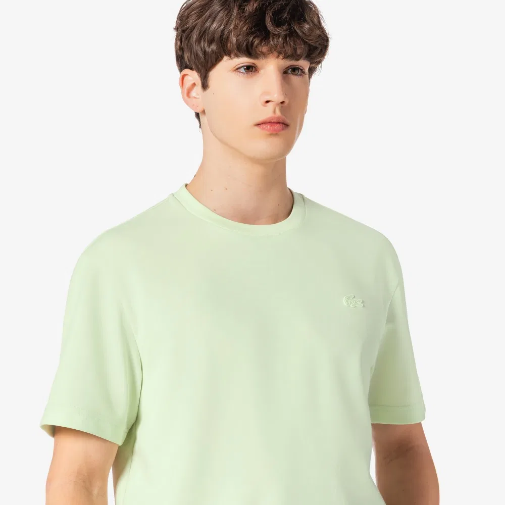 Футболка мужская Lacoste базовая, светло-зеленый — фото 2