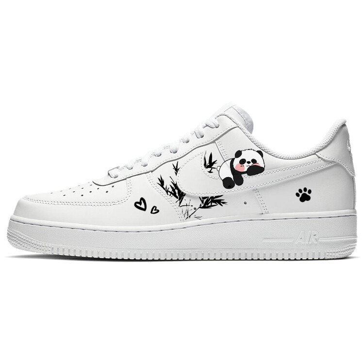 Кроссовки Nike Air Force 1 Skateboarding Shoes Women's Low-top Black/white, белый
