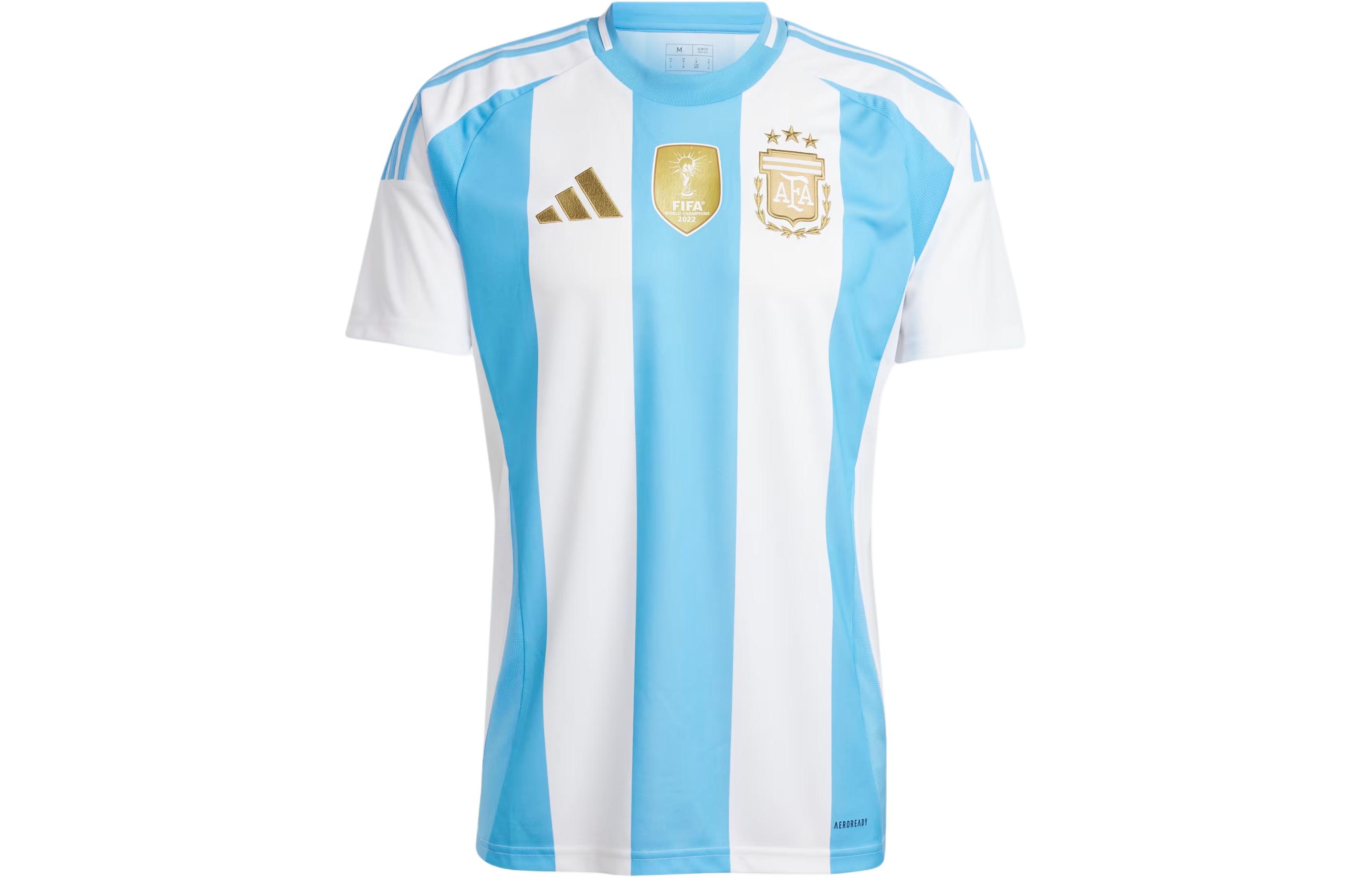 Футболка домашняя Аргентина 24 Adidas, сине-белая — фото 2