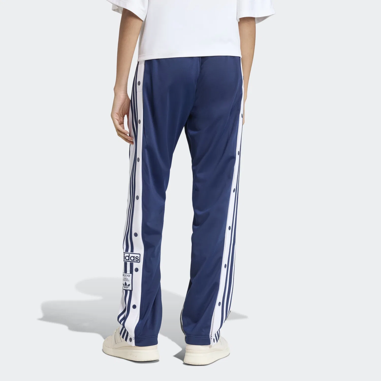 Брюки Adidas Originals свободного кроя Adibreak темно-синего цвета — фото 4