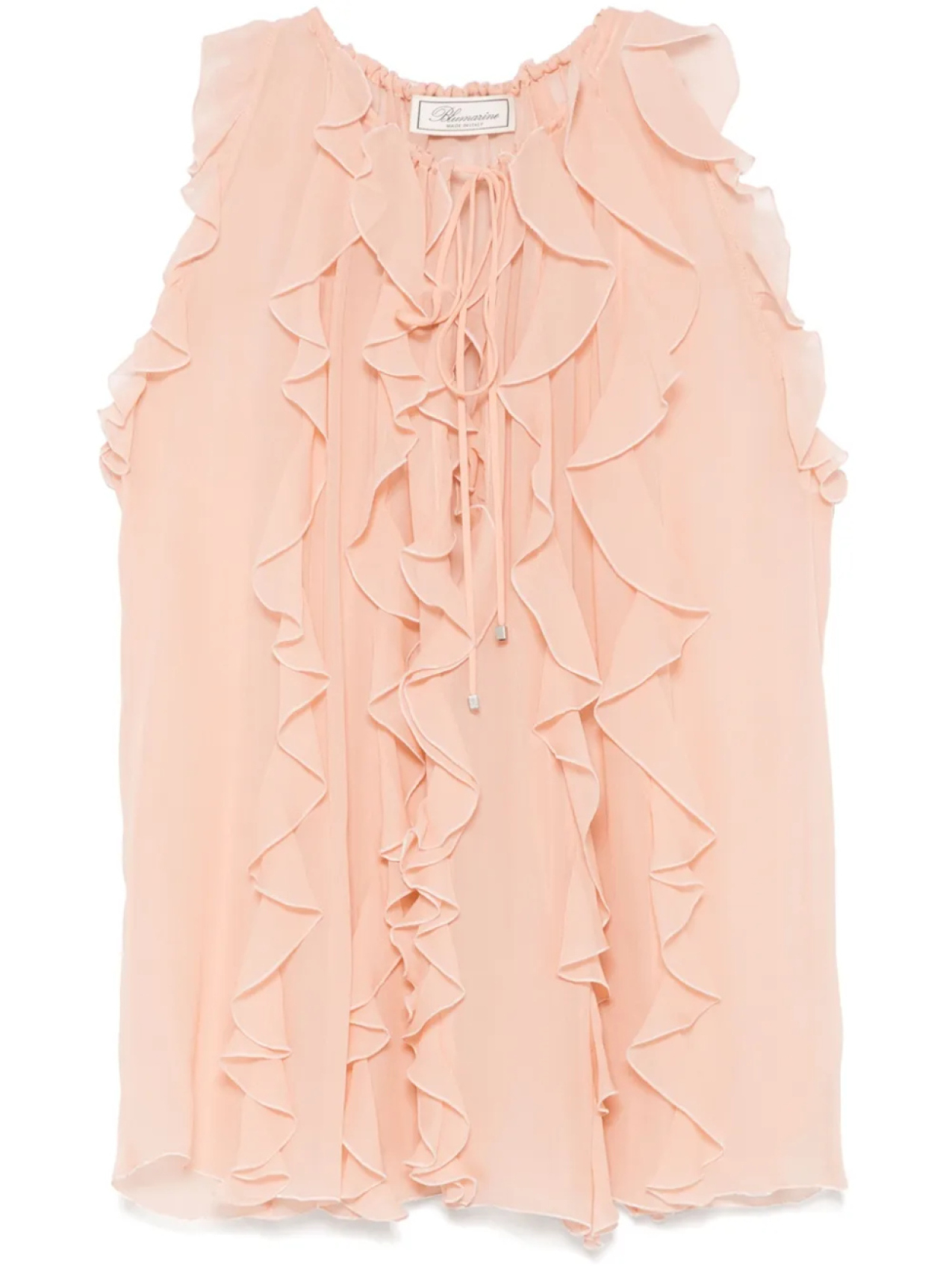 

Blumarine блузка с оборками, розовый