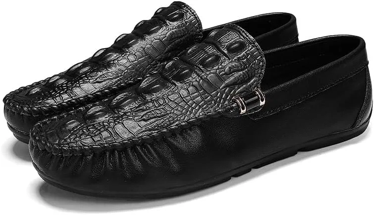 Лоферы с принтом крокодила, Black SayfuR — фото 3