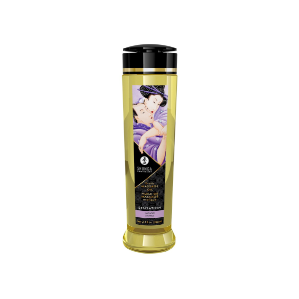 

Масло для интимного массажа сенсация / лаванда, 240 мл Shunga Erotic massage oil