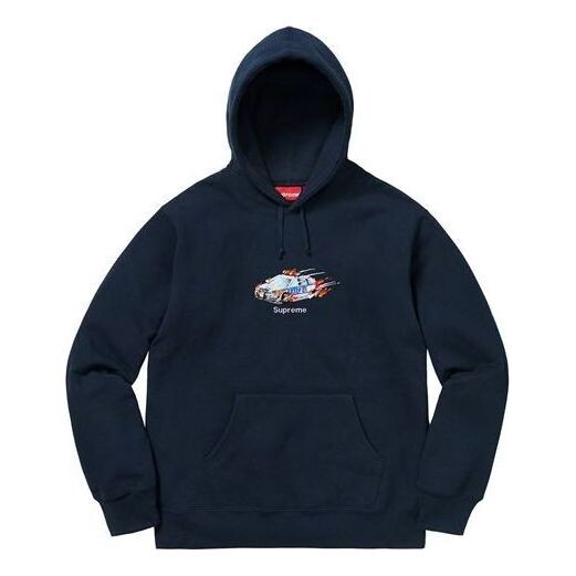 

Толстовка cop car hooded sweatshirt 'black' Supreme, черный