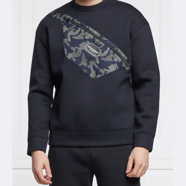 

Толстовка обычного кроя Emporio Armani, синий