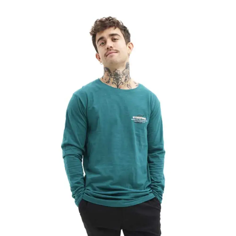 

Футболка с длинным рукавом Hydroponic Sasuke, зеленый