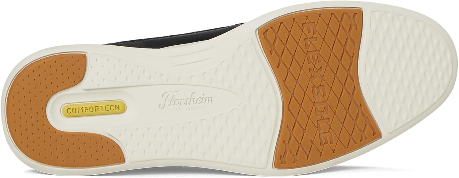 Florsheim представляет мужские слипоны с мокасиновым носком, белый/черный — фото 3