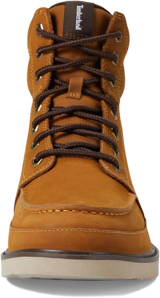 Timberland мужские ботинки Newmarket Mid на шнуровке, Wheat Nubuck — фото 2