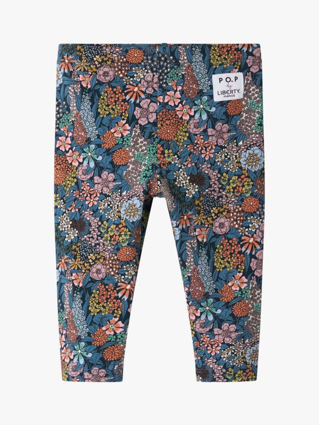 

Liberty Baby органические хлопковые цветочные леггинсы Polarn O. Pyret