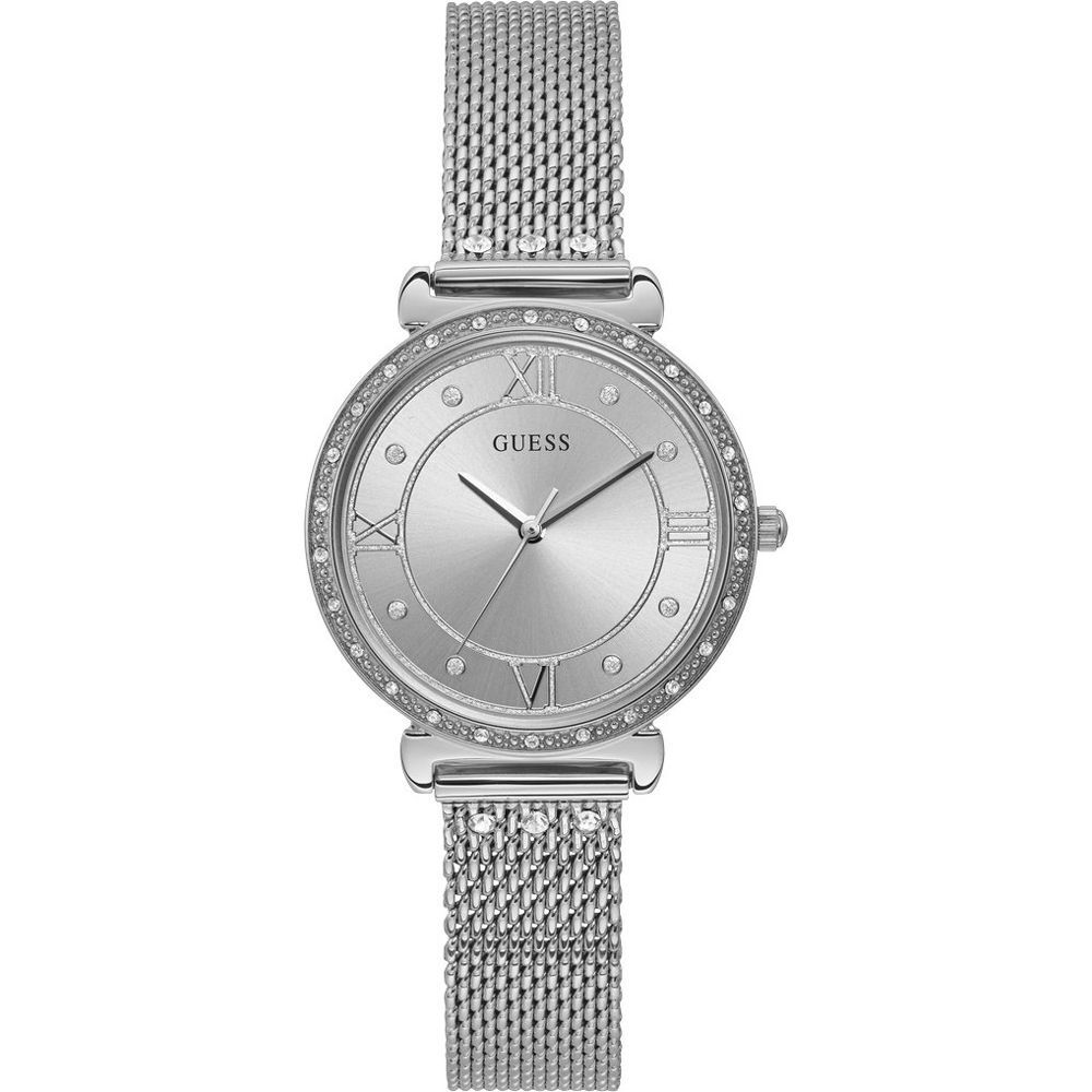 

Серые часы из нержавеющей стали из нержавеющей стали Guess