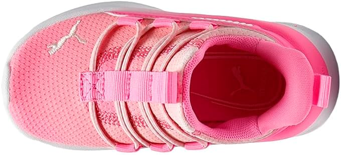 Кроссовки Puma Unisex-Child Softride One4all на резинке, розовый — фото 4