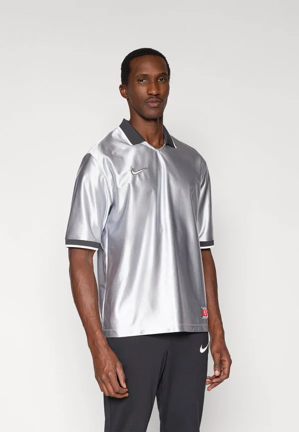 Энергетическая спортивная футболка Nike Performance, Silver-Coloured/Black